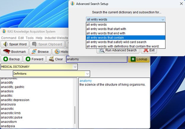 Sci and Tech Dictionaries