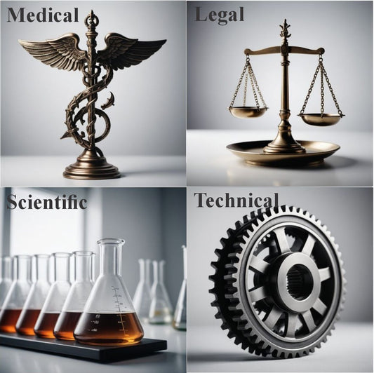 medical spell checker plus legal, chemistry, biology, physics, electronics, computer science, and mechanical engineering