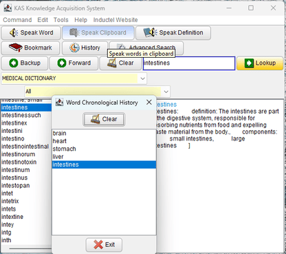 Medical Dictionary Software v. 24 Defines, Speaks, Illustrates, & Checks Spelling in Your Documents