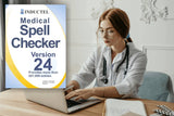 Inductel Medical Spell Checker 24 features more than 207,000 entries.