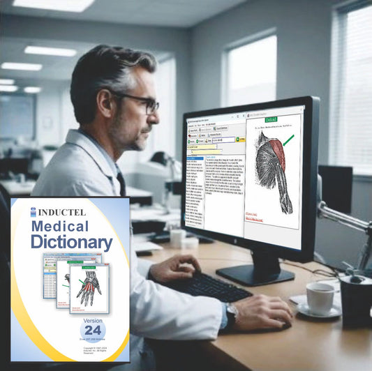 Inductel Medical Dictionary for Windows or Mac: Defines, Speaks, Illustrates, and Checks Spelling